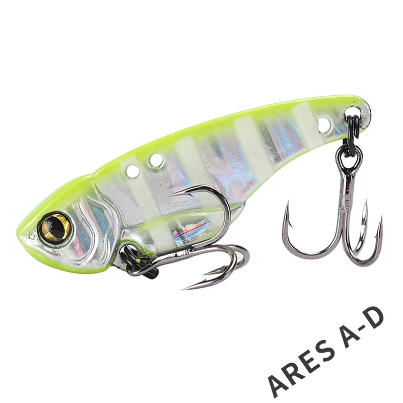 Premium Metal VIB Fishing Lure with Treble Hook and Low Center of Gravity