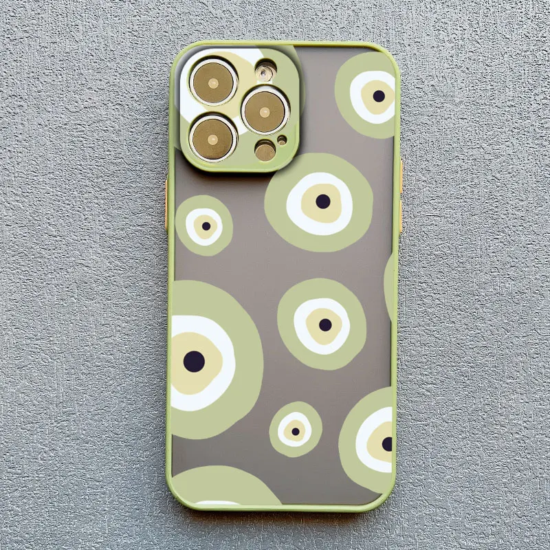 Modische Gruselige Rote Augen Handyhülle für iPhone 17 14 15 16 Pro Max Plus 11 12 13 Mini Pro Max X XR XS Stoßfeste Rückseiten-Cover – Detail 7