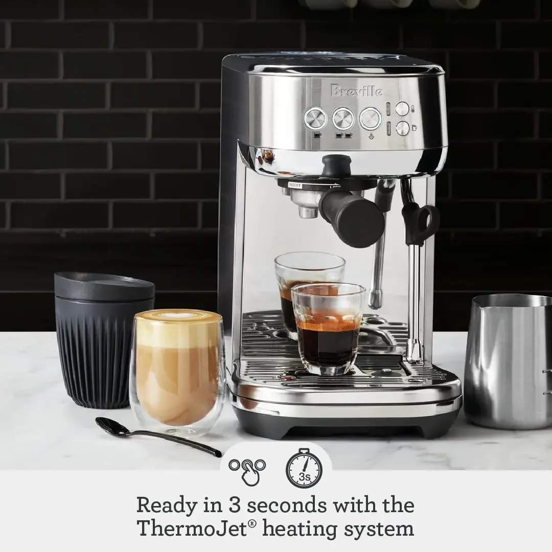 Espresso Machine with Auto Milk Frother, Espresso Maker with Seconds Heat Up, Cappuccino & Latte Machine for Home