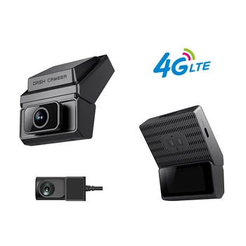 4G LTE 2K Front and Back Dual Lens Car Dash Camera with Sim Card Slot GPS Tracking Two Way Talkie Live View APP CloudSpirit 1