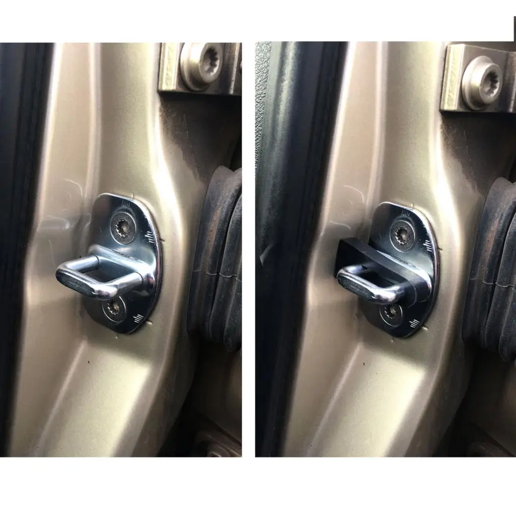 Car Sound Deadener Damper For VW Golf Polo T5 Bora Caddy Jetta Multivan Passat Scirocco Tiguan Touran Door Lock Buffer Deadening car door lock damper car sound deadener