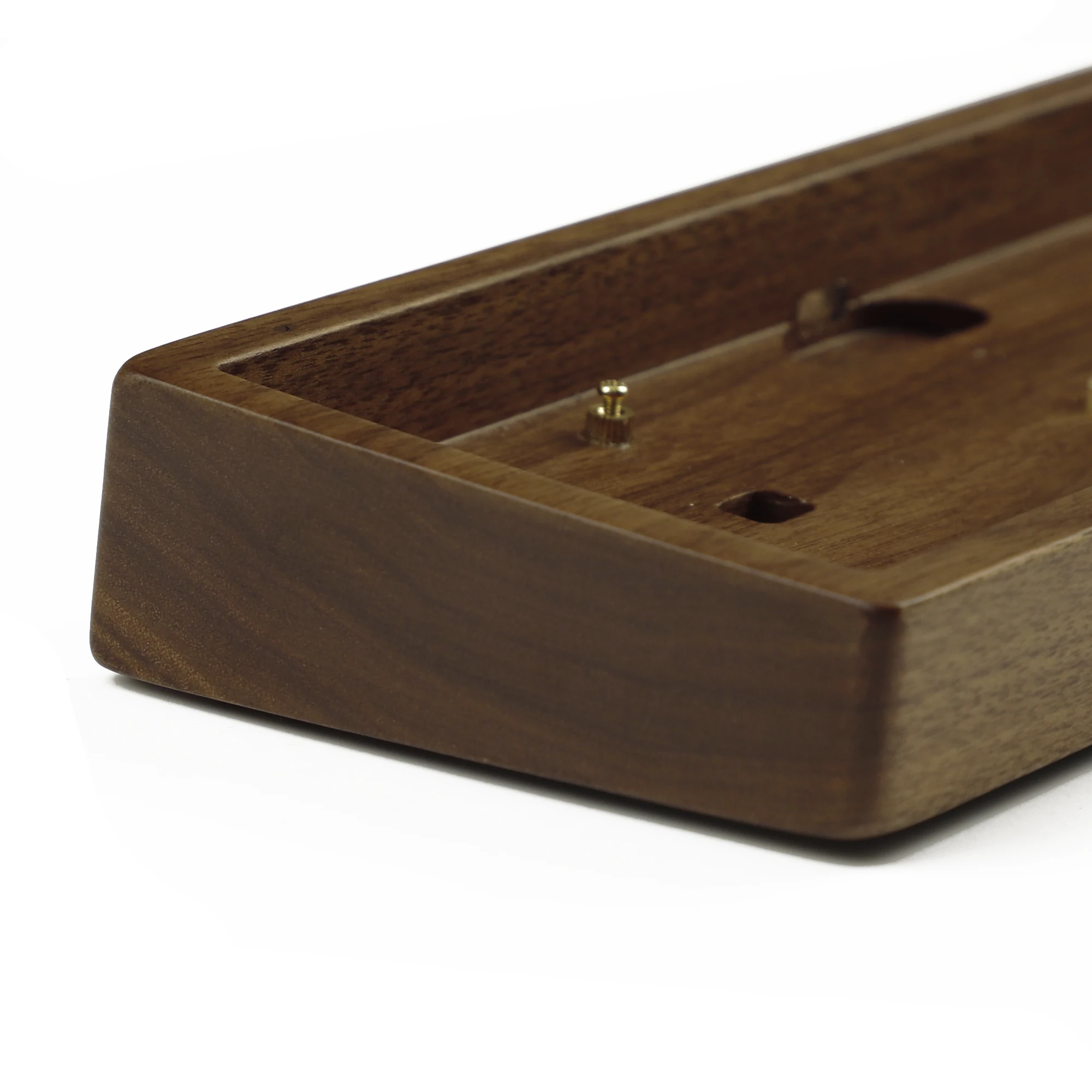 Walnut Wood Case Air40 RGB 핫 스왑 귀여운 40 기계식 키보드 조립 QMK VIA Type C PCB CNC 플레이트, 월넛 나무 케이스 기계식 키보드