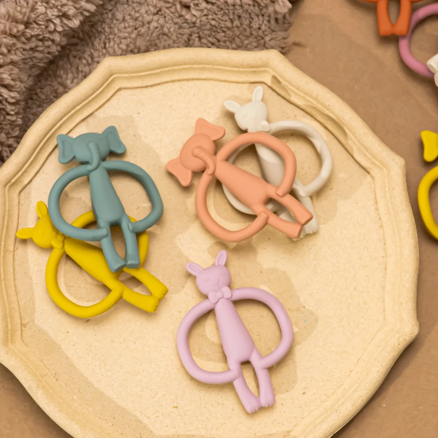 BPA Free Baby Teething Toy Newborn Health Nursing Teether Molar Gifts Baby Teething Chewing Toy Children's Products 6