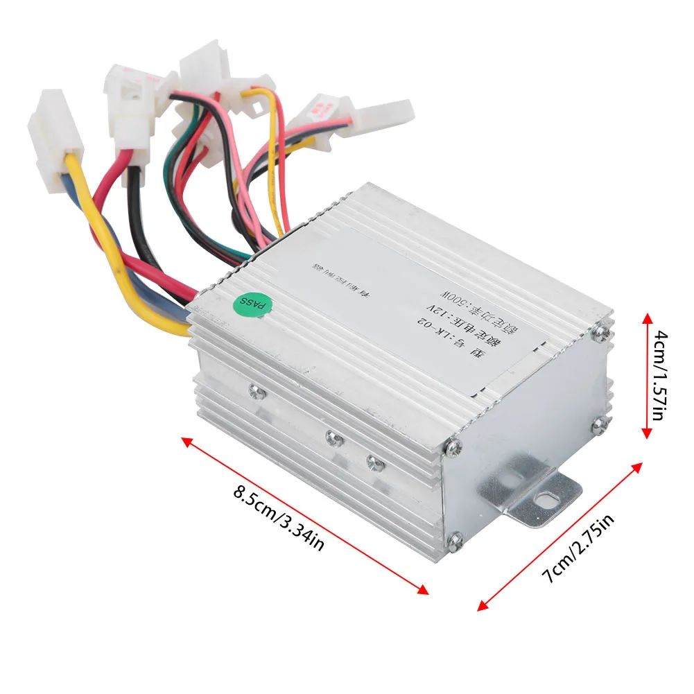 12V 500W Electric Brush Motor Controller DC Motor Speed Control for Electric Vehicle Scooter Brushed Controller dc motor speed controller motor speed controller