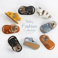 infant Sandals Fashion Soft Crib Shoes Anti Slip Summer Toddler Boys Girls First Walker Baby Soft Sole Sandals Shoes 1