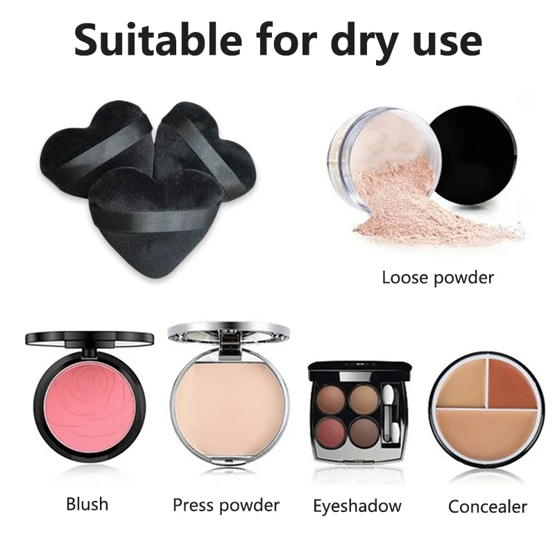 Description Picture 6 of item13pcs Black Makeup Brushes Set Foundation Powder Contour Blush Concealer Eyeshadow Blending Highlight Eyeliner Brushes Cosmetic
