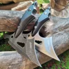 9Cr18 Stainless Steel Blade Aluminum Oxide Handle Survival Camping Axe Multi-tool Hatchet Tactical Outdoor Hand Axe with Cover 1
