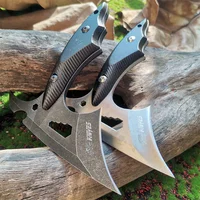 9Cr18 Stainless Steel Blade Aluminum Oxide Handle Survival Camping Axe Multi-tool Hatchet Tactical Outdoor Hand Axe with Cover 1