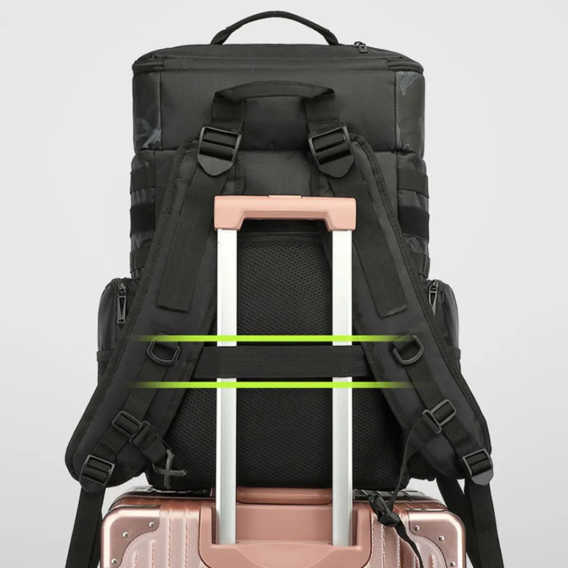 Sac à dos drone étanche 36x26x53 cm nylon noir orange/vert