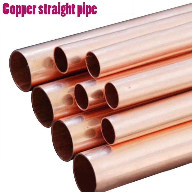 T2 Purple Copper Straight Pipe Outer Diameter 3mm 4mm 5mm 8mm 9mm 10mm