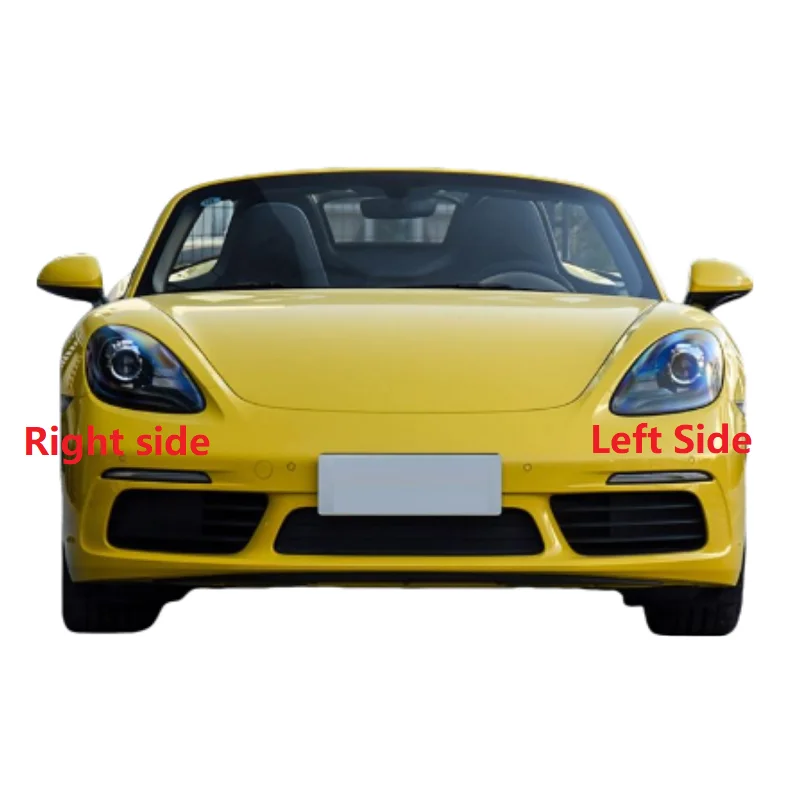 Transparent Headlight Lens Cover For Porsche 718 (982) 2016-2020 - Plexiglass Replacement Shell