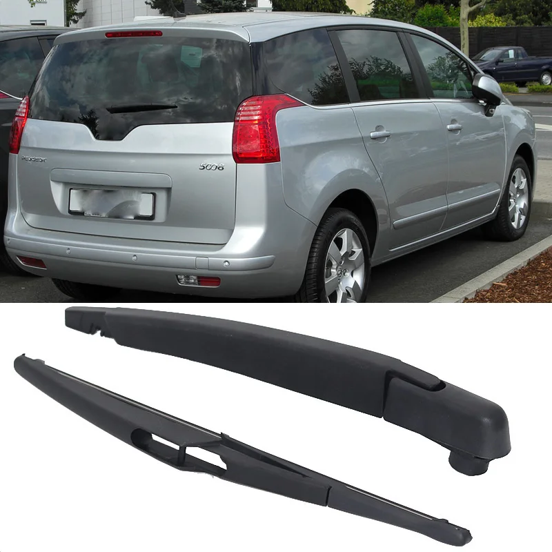 12" Car Rear Wiper Blade Blades Back Window Wipers Arm For Peugeot 5008