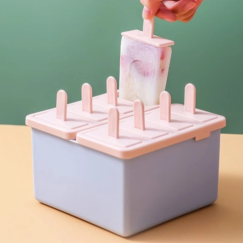 GIANXI Popsicle Mold DIY Homemade Ice Box with Plastic Stick Ice Cream Machine Mould Cube Tray Kitchen Accessories ice mold ice cream molds