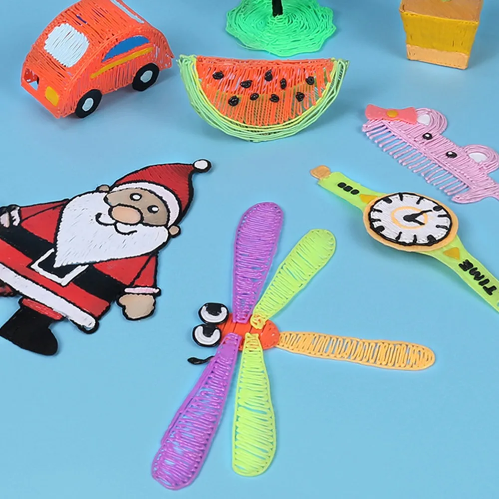 Rechargeable 3D Printing Pen USB Charging Toy Gift 3D Graffiti Pen Wireless Low Temperature Art Painting Birthday Gift