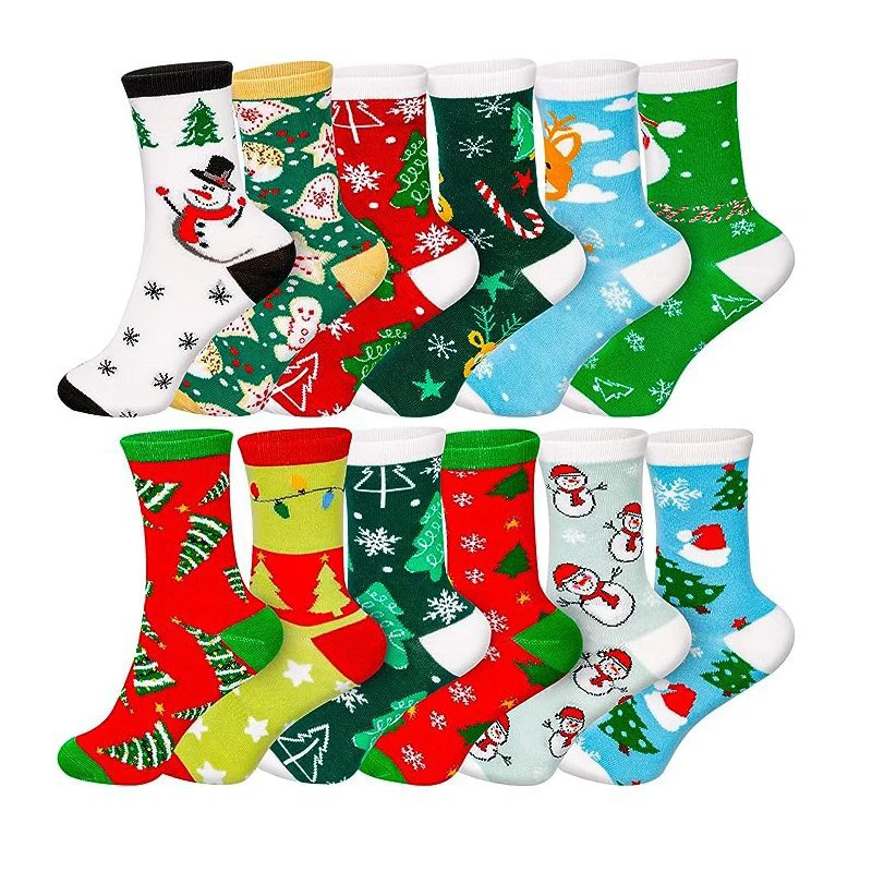 Calcetines-de-Navidad-para-hombre-medias-divertidas-de-algod-n-rbol-de ...
