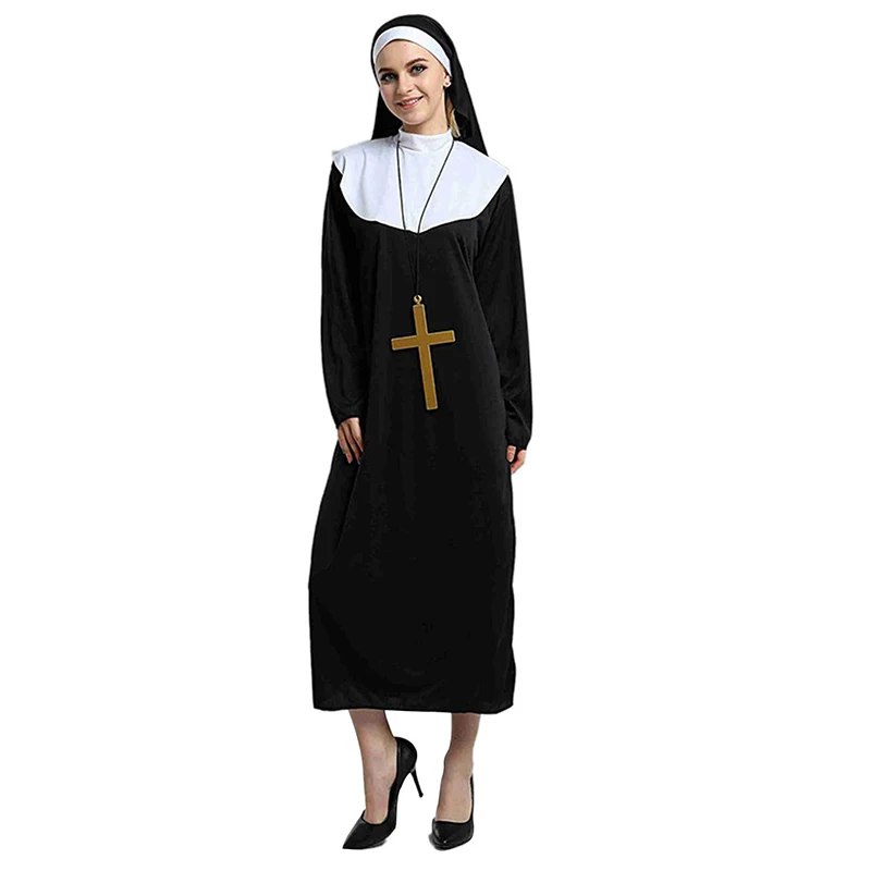 Halloween Costumes Missionary Cosplay Long Robes for Adult Carnival halloween costumes