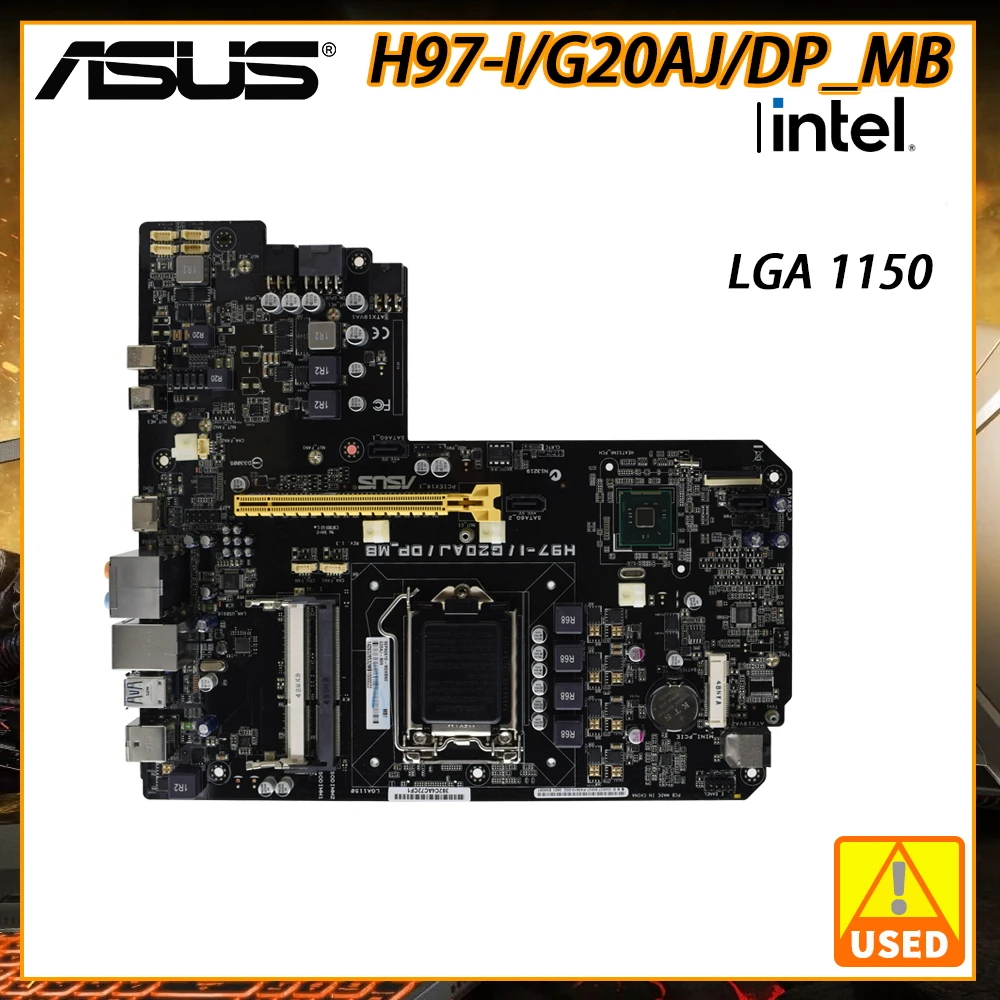 

LGA 1150 Motherboard ASUS H97-I/G20AJ/DP_MB Gaming DDR3 RAM USB2.0 SATA2 PCI-E X16 Mini-ITX Intel H97 Motherboard