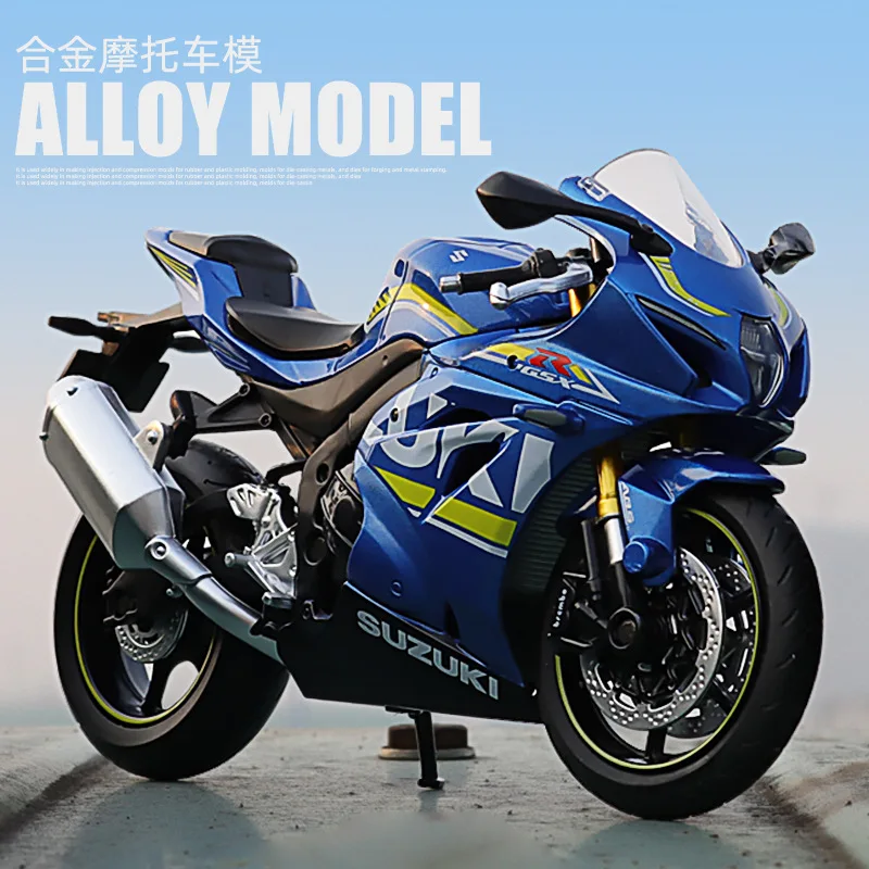 

1:12 SUZUKI RSX-R1000 высококлассная модель из сплава, коллекционные украшения для взрослых, подарки, игрушки для мальчиков