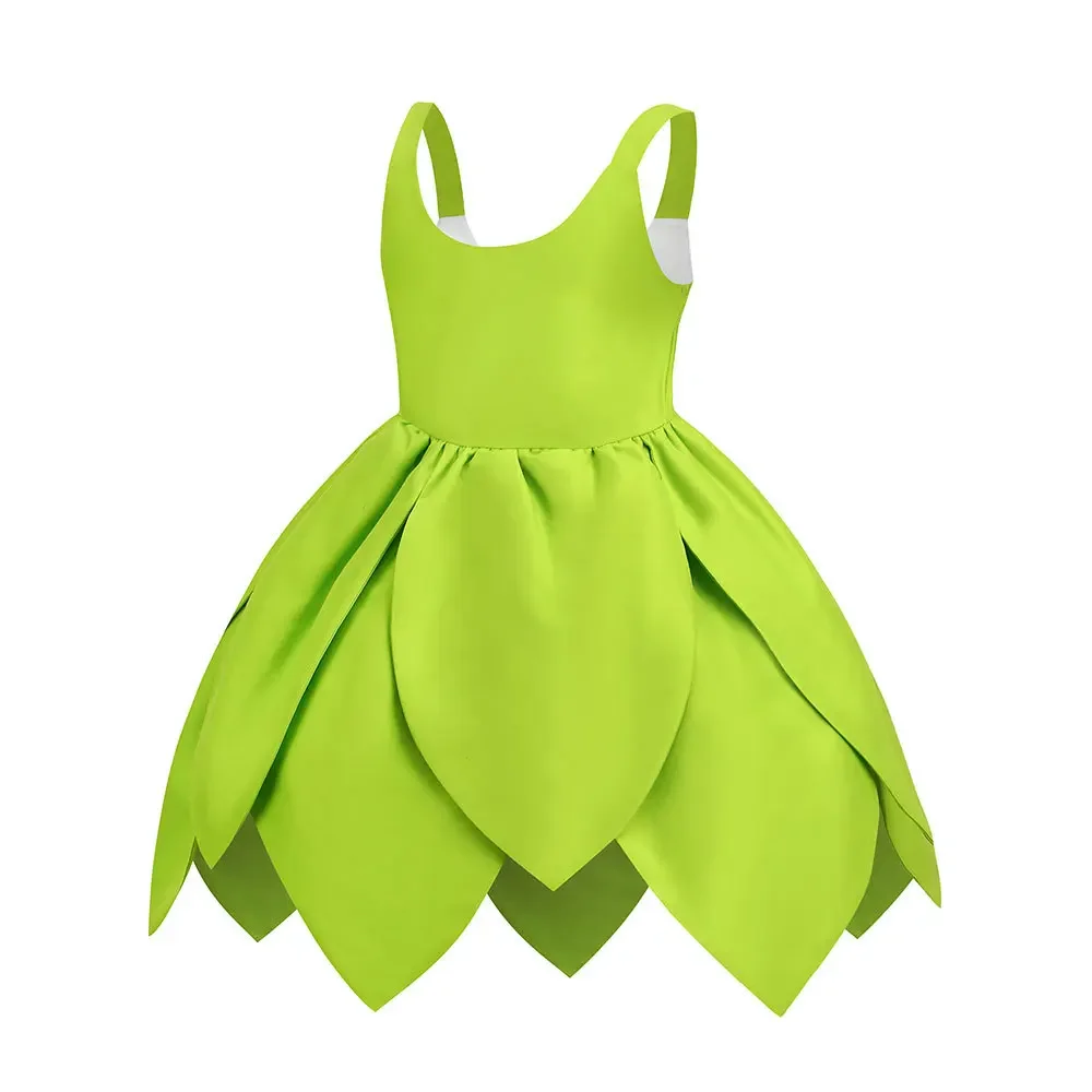 Tinker Bell Fairy Dress Kids Girls Halloween Outfits Cosplay Costume cosplay costume kids girls dress halloween dress outfit