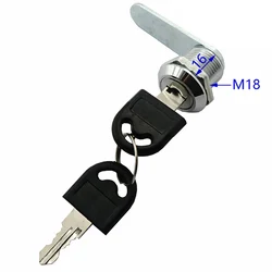 Enhanced Cam Lock Security for Cabinets and Furniture with Two Keys (16mm)