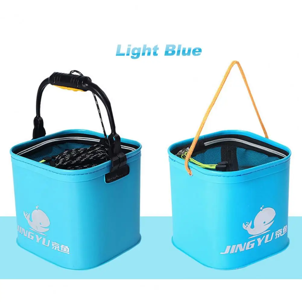 Fishing Bucket Water Container Wash Basin Portable Folding Fishing Minnow Tank Fish Live Bait Container ящик для зимней рыбалки