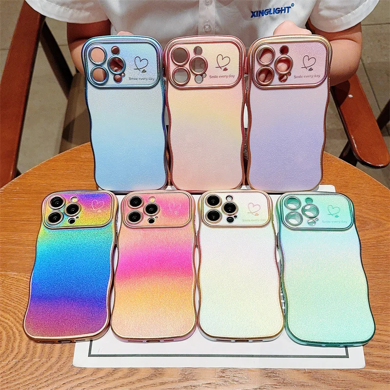 Coque de protection pour appareil photo en forme de cœur avec liquide pailleté de luxe pour iPhone 11 12 13 14 15 16 Plus Pro Max_voghion.com