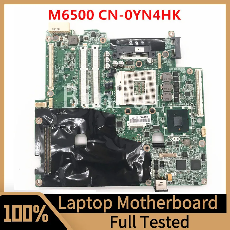 

CN-0YN4HK 0YN4HK YN4HK Mainboard For Dell M6500 Laptop Motherboard SLH23 HM65 DA0XM2MBAG1 100%Full Tested Working Well