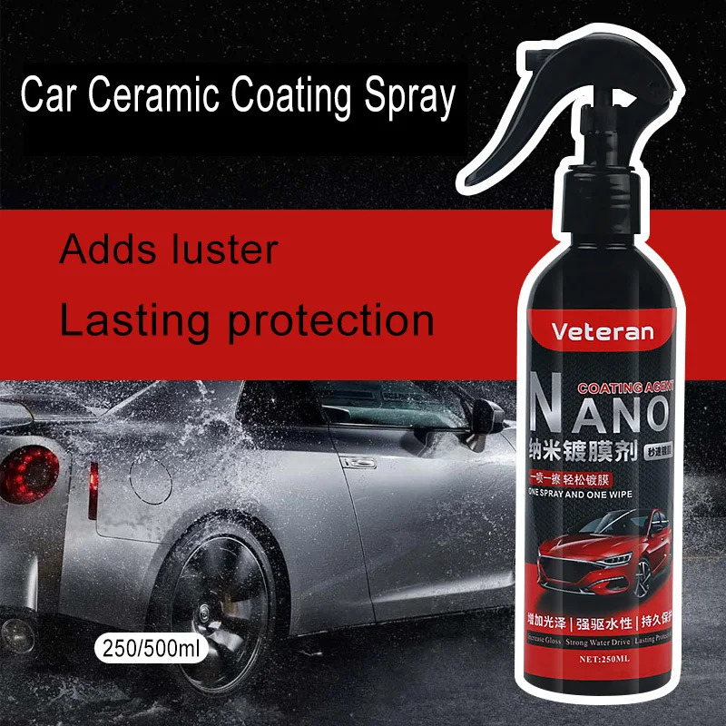 Ceramic Car Coating 250/500ml Auto Nano Ceramic Coating Polishing Spraying Wax Car Paint Scratch Repair Remover