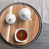 Multipurpose Wooden Revolving Spice Rack and Storage Tray for Kitchen Cabinets 6