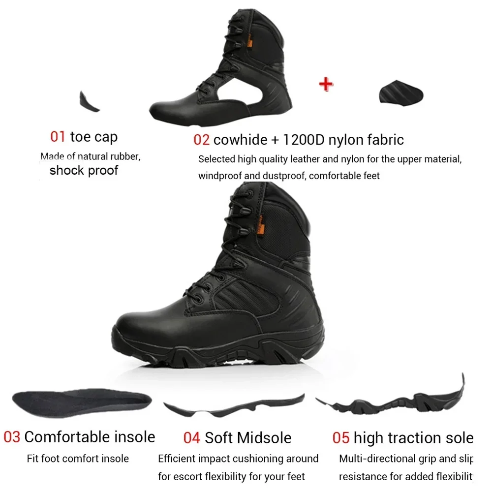 Motocross Shoes Tactical Motorcycle Men Boots Racing Off-road Shoes Motorboats Touring Hiking Outdoor Combat Boots motorcycle shoes motorcycle boots