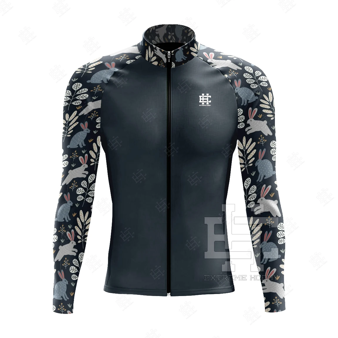 thumbnail image 1 of EXTREME HOOBY Kit de Jersey de ciclismo de manga larga para hombre, chaqueta polar de invierno, maillot, ropa de ciclismo, ropa de ciclismo para hombre, invierno, 1 of 5