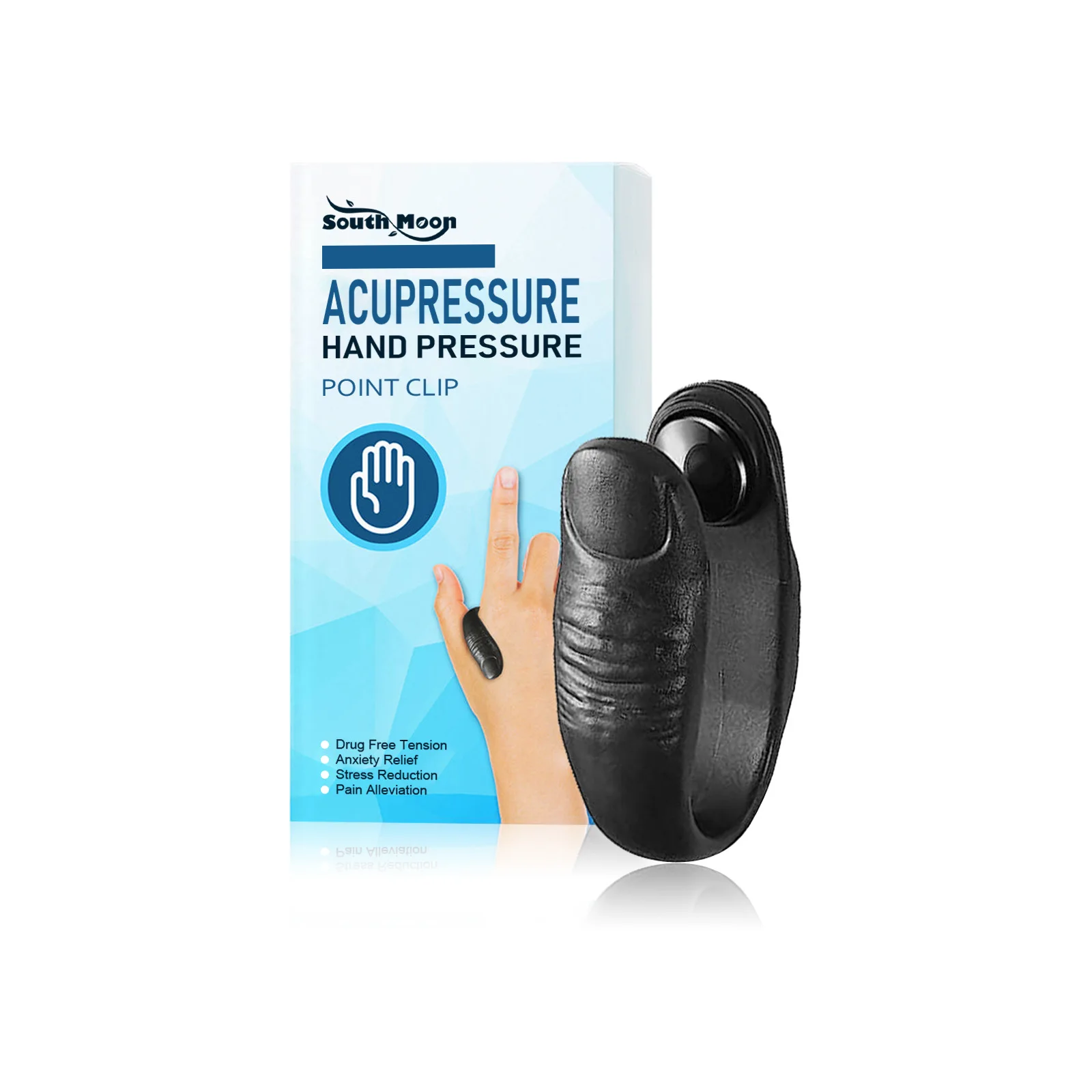 Tiger Point Massage Clip Slimming Headache Migraine Treatment Fatigue Weight Loss Promote Blood Circulation Relief Stress Clip