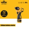 LYUWO 16V Electric Drill Driver 100N. m Impact Wireless Drill Bit Household Multifunctional Electric Screwdriver Tool 1