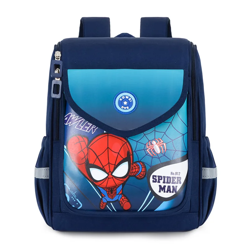 Disney Frozen Marvel School Bags For Boys Girls Elsa Spider Man Kindergarten Backpack Age 2-8 Large Capacity Kids Gifts Mochila
