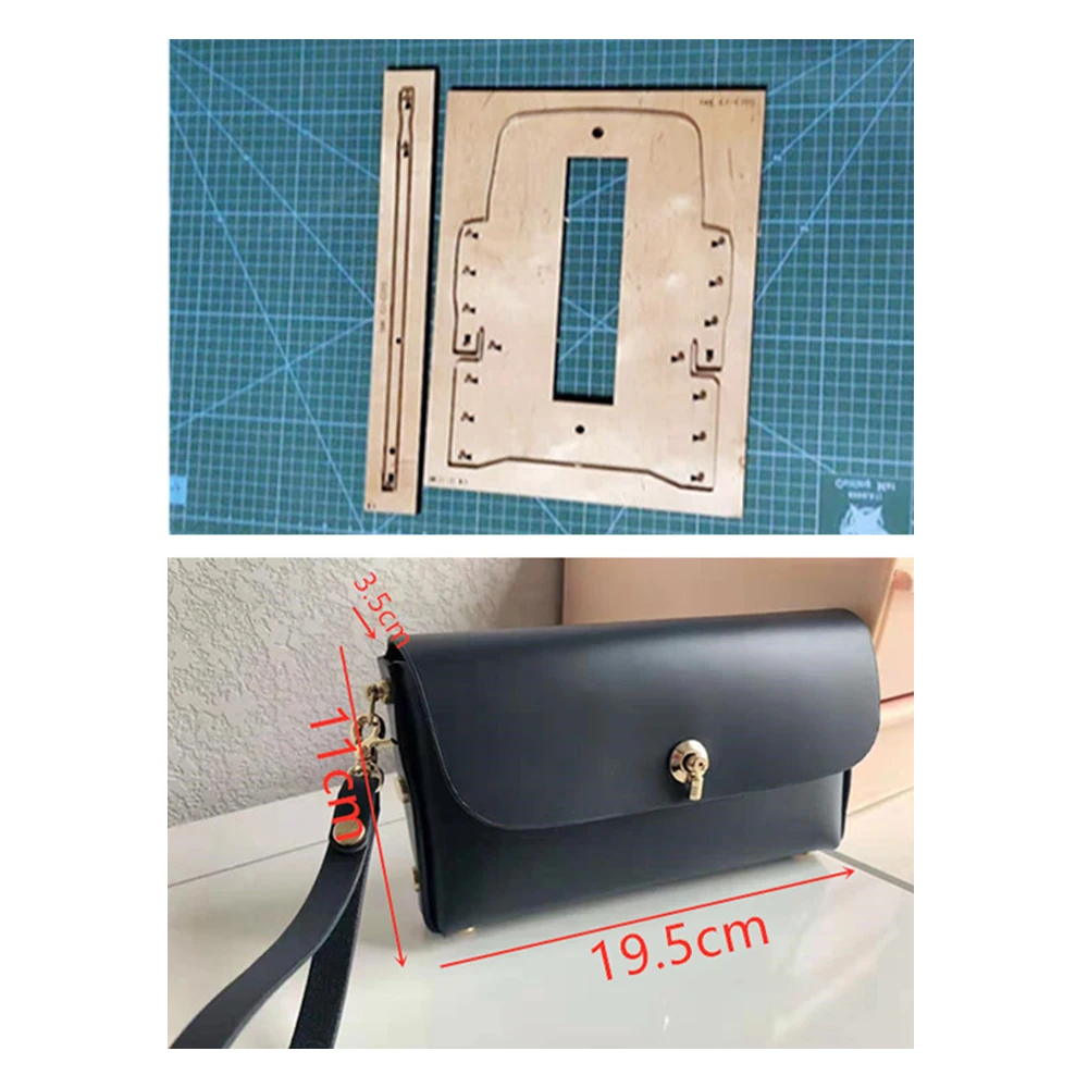 Wooden Die Cutting Handbag Handmade Crafts Dies Template Suitable For Common Die-Cutting Machines In The Market