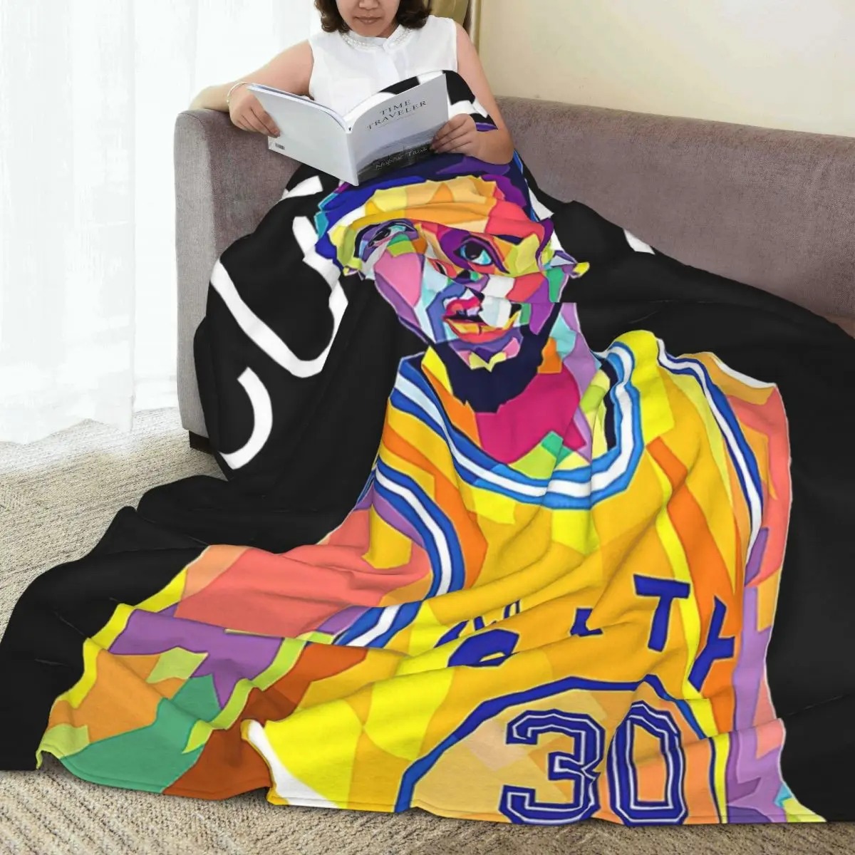 Stephen Curry Blanket Fleece Breathable Sofa Throw Blankets For Couch Bedding Outdoor Throws Bedspread Quilt 5
