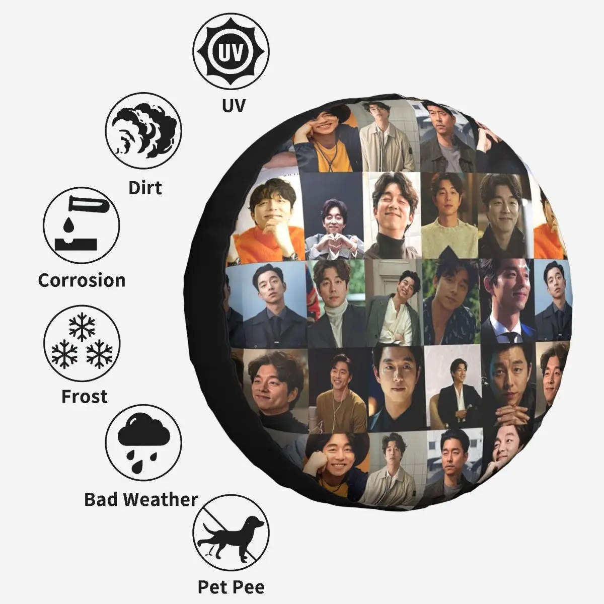 Gong Yoo ������ ����� Ÿ�̾� Ŀ��, ������ 4x4 �� ��ȣ�� Ŀ��, 14 ��ġ, 15 ��ġ, 16 ��ġ, 17 ��ġ