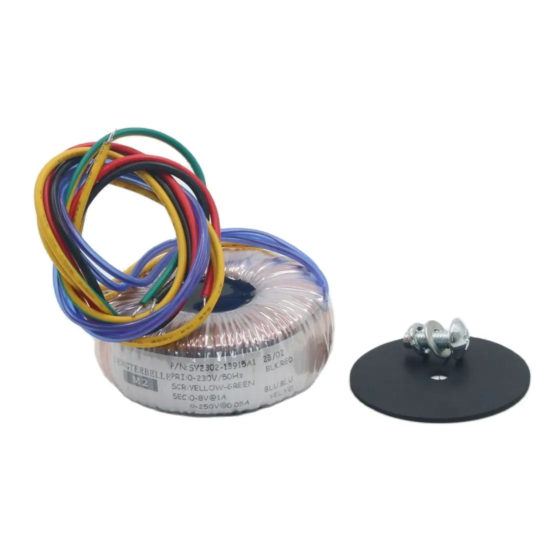 Trasformatore Toroidale Audio Serie M2 20W Ofc 250V @ 50Ma + 8V @ 1A Alimentatore Per Preamplificatore Tubo D.Klimo