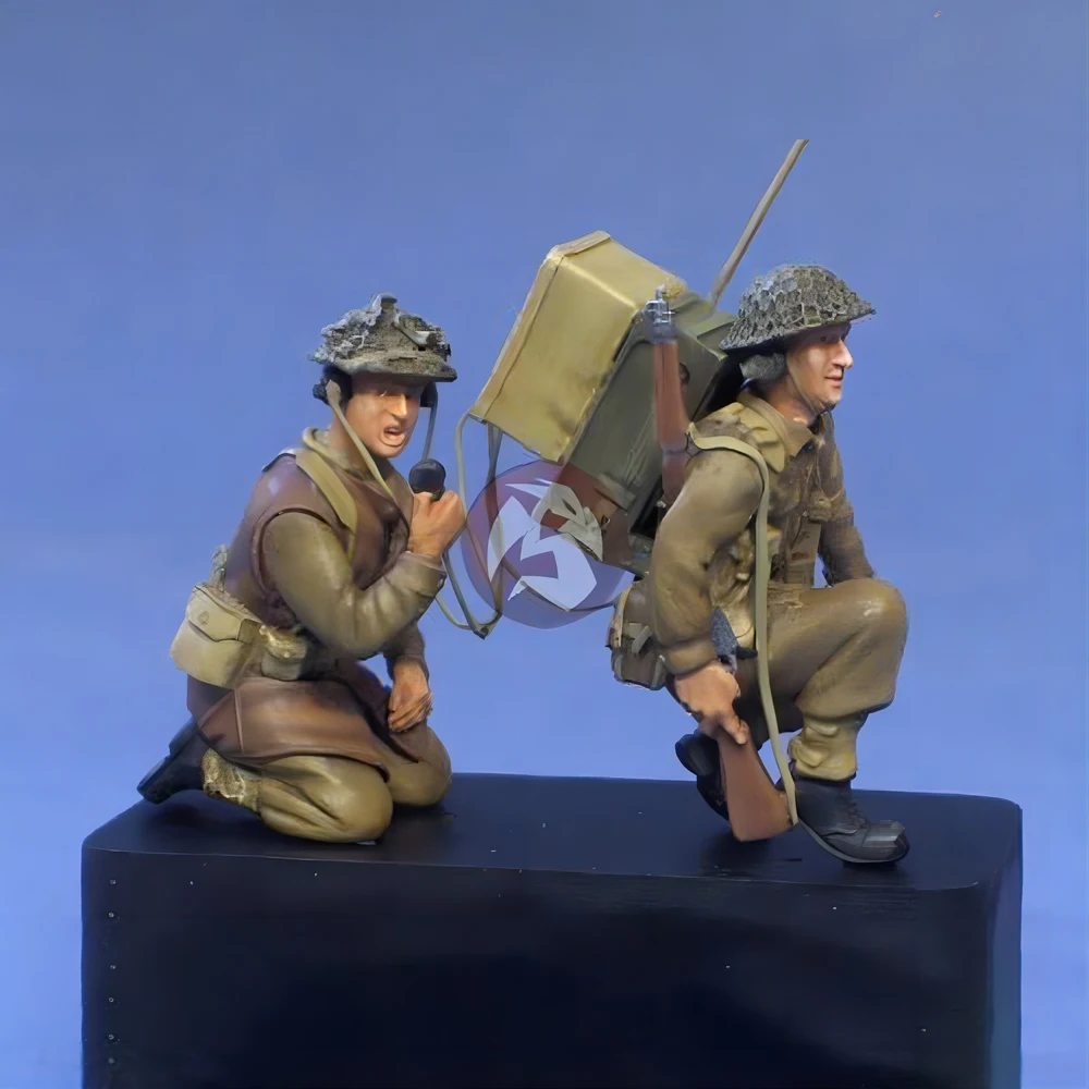 

1/35 наборы фигурок из смолы GK, для двух человек, без сцены, военная тема, несобранная и Неокрашенная, 119RBC