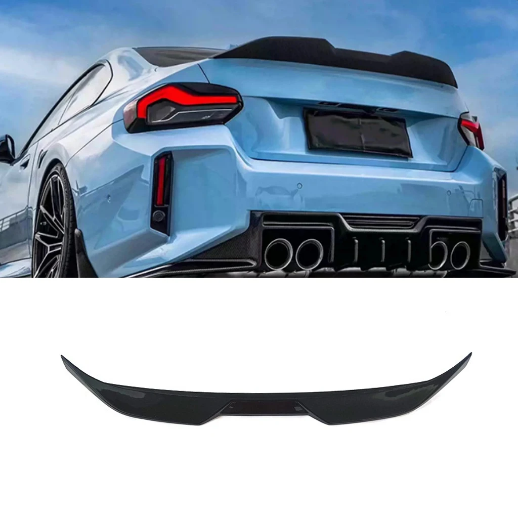 Auto Posteriore Tetto Tronco Spoiler Ala Posteriore Lip Trim Sticker Body Kit Per Bmw Serie 2 G42 M2 G87 2022 2023 M Performance Style