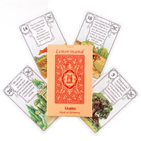Lenormand Urania JMC Red Owl Tarot Deck Fortune Telling Cards Esoteric AGM Oracle Cards Friend Gift Tarot For Beginners 1