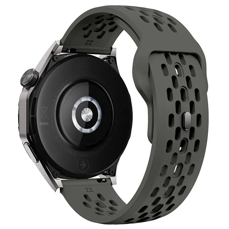 Sports Silicone Replacement Wristband - 46mm Strap