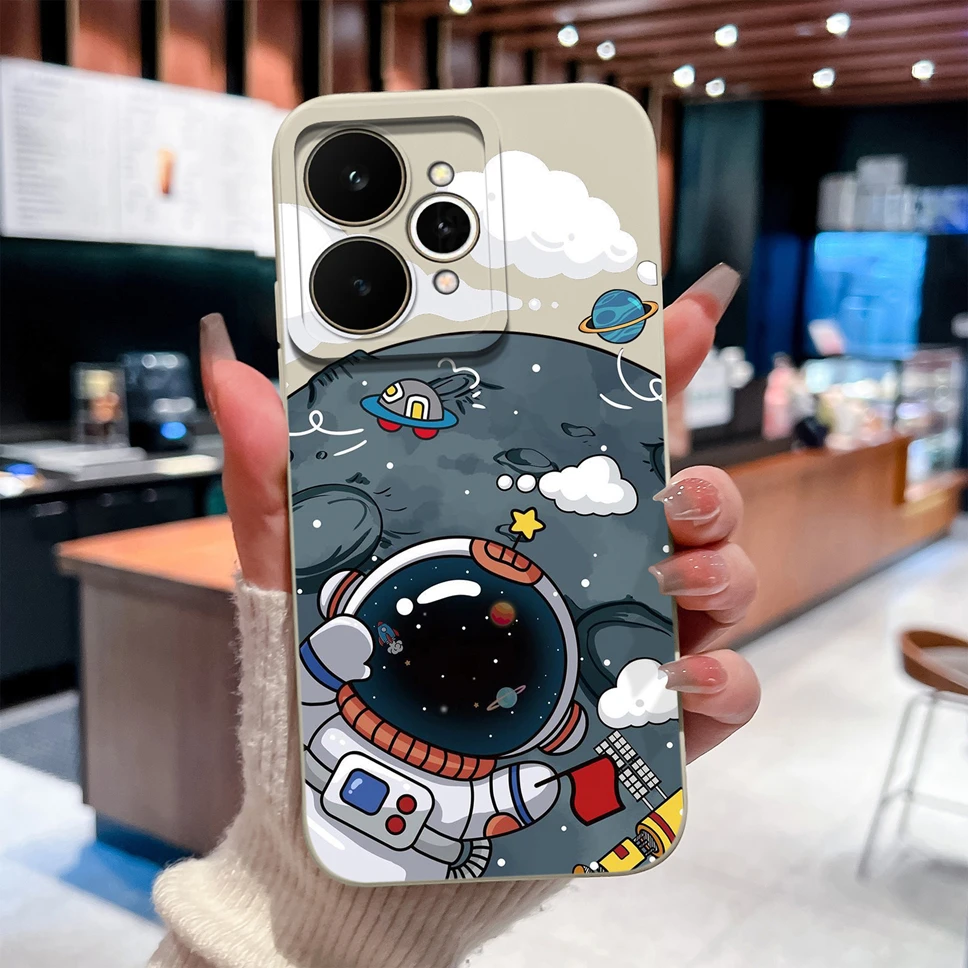Creative Cartoon Pattern Soft Back Phone Case with Camera Protection - Lightweight Shell