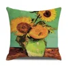 Vintage Art Cushion Cover Van Gogh Oil Painting Pillowcase Living Room Sofa Decoration 6