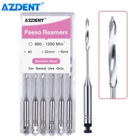 AZDENT Dental Endodontic Drill Gates Glidden Peeso Reamers Rotary Paste Carriers 32mm/25mm Engine Use Stainless Steel Endo Files 1