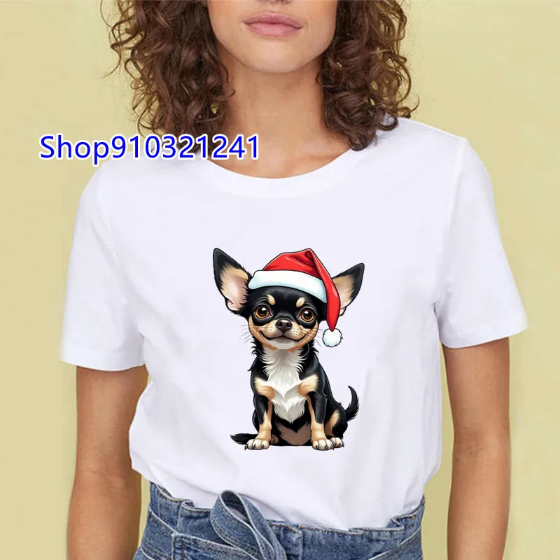 

Женская футболка с надписью «I Love My Chihuahua»