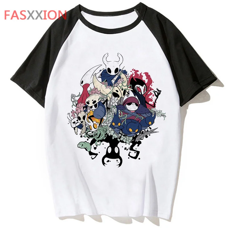 Hollow Knight Top Men Harajuku Tee Man Anime Designer Clothes