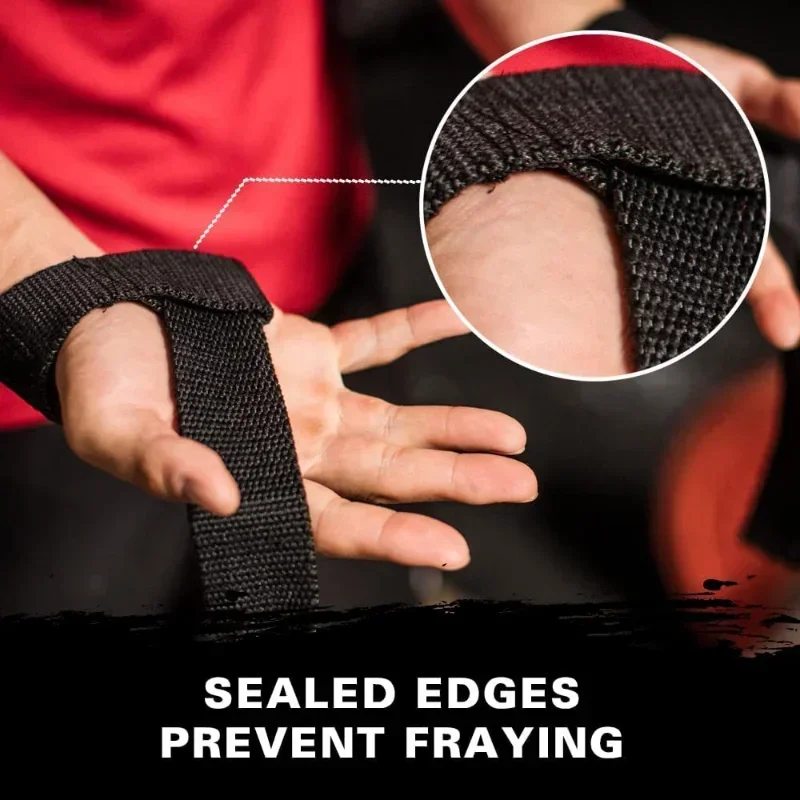 1PC Gym Lifting Straps Fitness Gloves Anti-slip Hand Wraps Wrist Straps Support For Weight Lifting Powerlifting Training