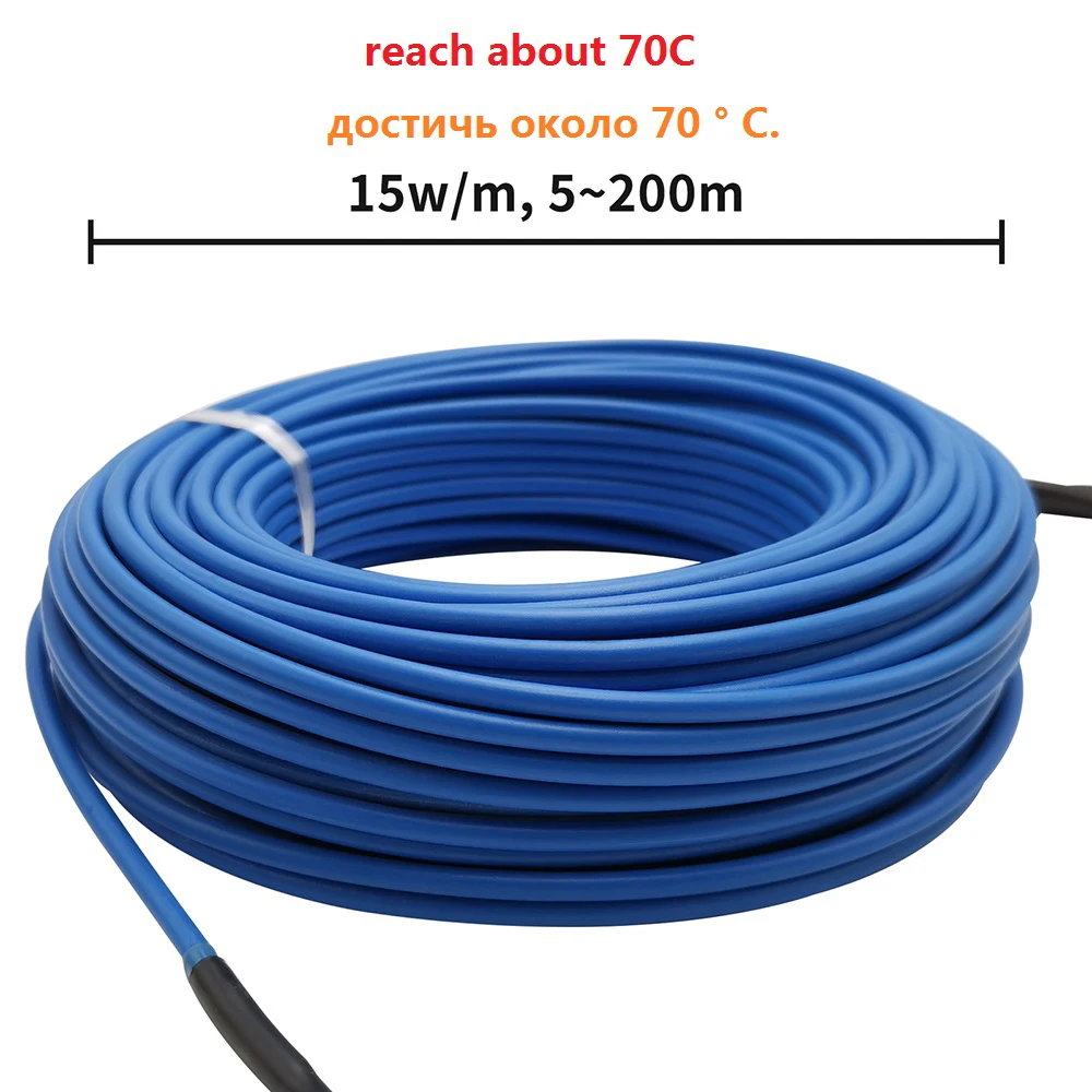 Cavo Scaldante Autoregolante 20m - Antigelo Per Tubi, IP68, 220V Con Spina UE - Foto 2