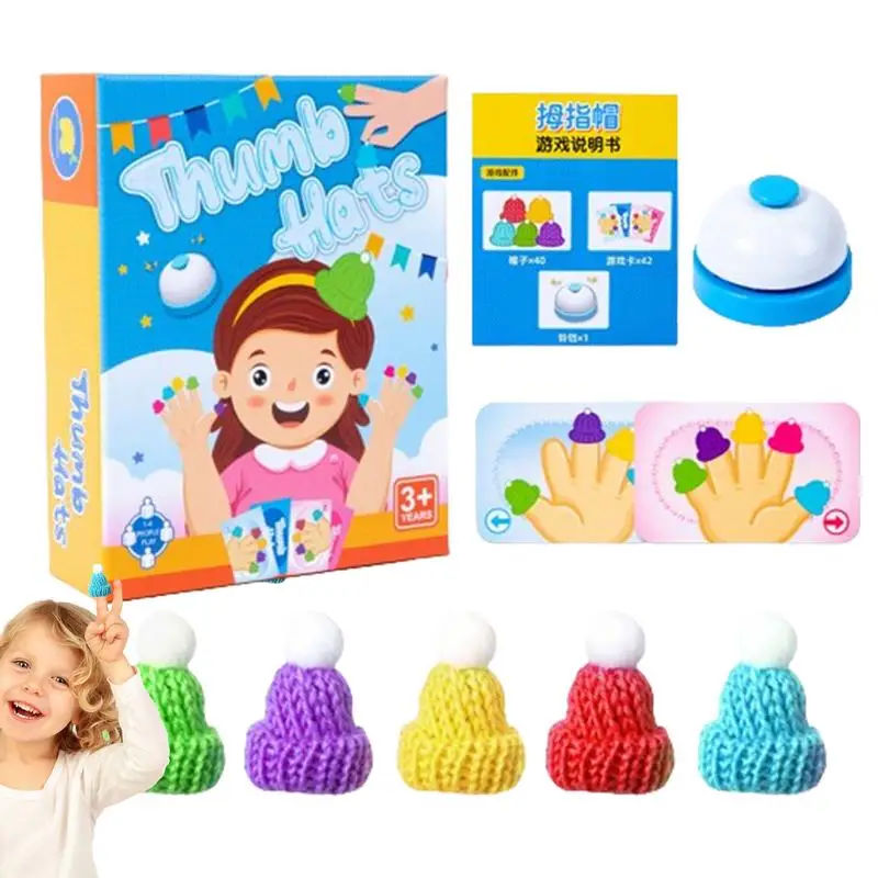 

Игра с памятью, мини-шапочка, цветная сортировочная детская настольная игра, веселая Дошкольная настольная игра, координация рук и глаз, развивающие игрушки